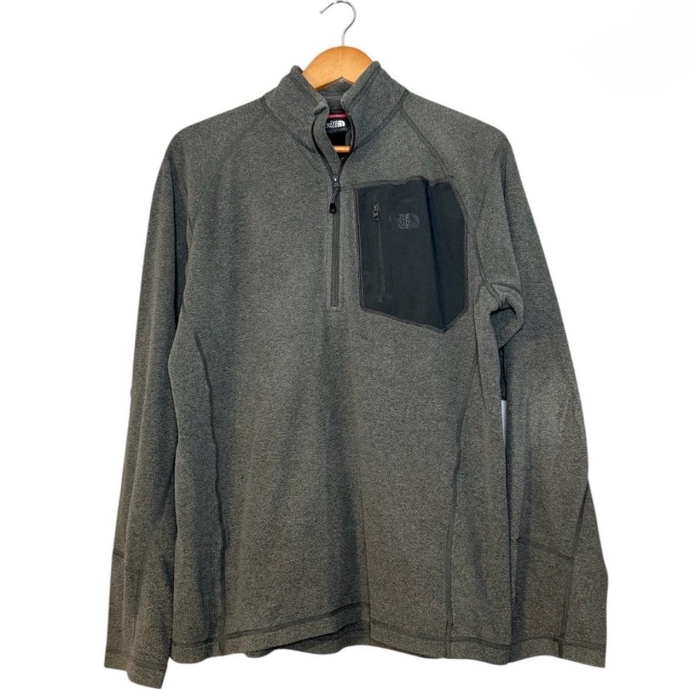The North Face Men’s Gray Quarter Zip Polartec Fleece Sz XXL